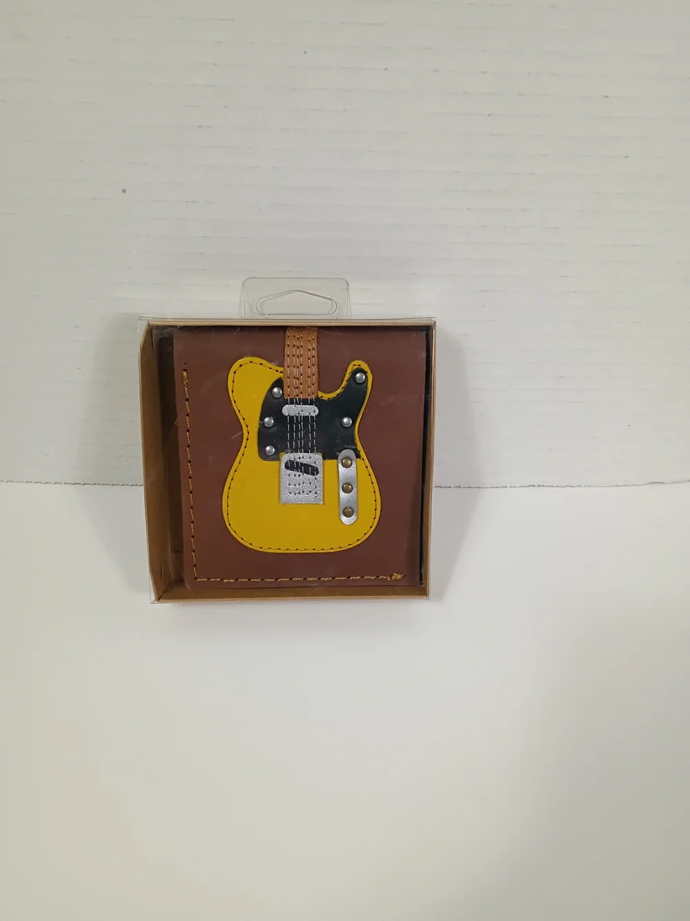 AXE HEAVEN Genuine Leather Classic Blonde Electric Guitar Wallet Gift, GW-002
